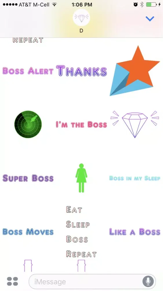 Boss Sticker Pack スクリーンショット