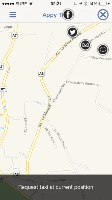 Screenshot di Appy Taxi UK