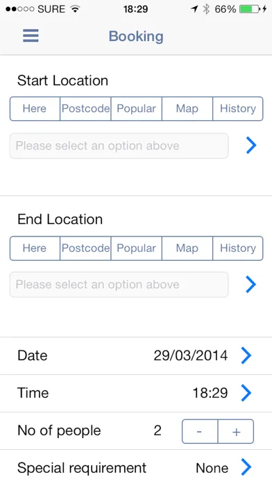 Screenshot di Appy Taxi UK