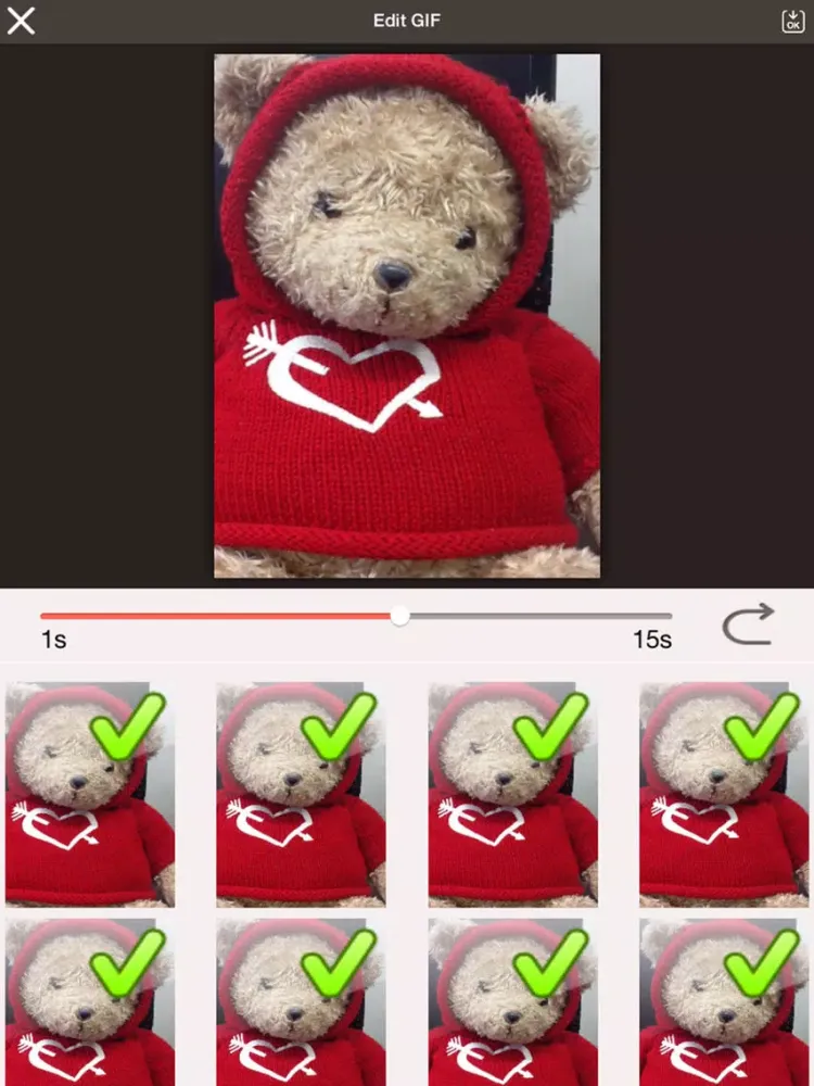 Gif Maker - easy GIF creation iPad 应用截图
