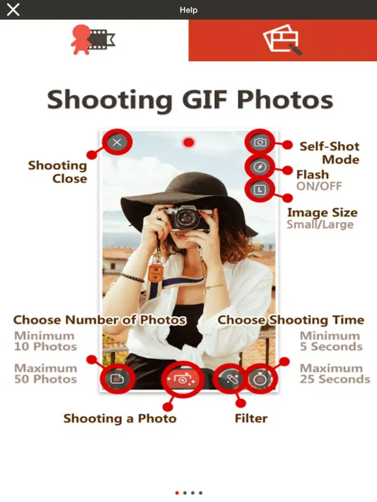 Gif Maker - easy GIF creation iPad 应用截图