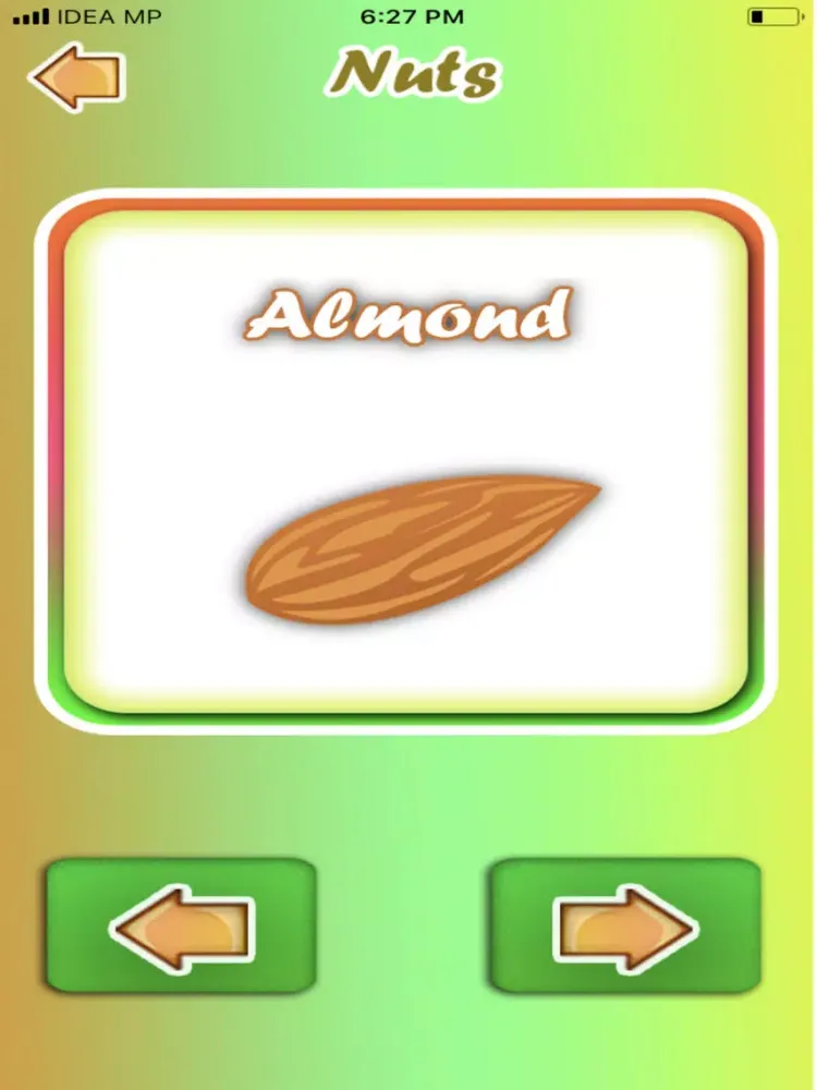 Capturas de pantalla de Fruits and Vegetables Learning iPad 