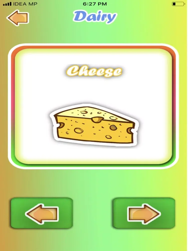 Capturas de pantalla de Fruits and Vegetables Learning iPad 