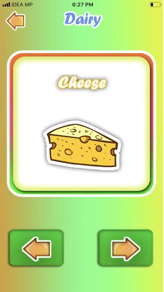Capturas de pantalla de Fruits and Vegetables Learning