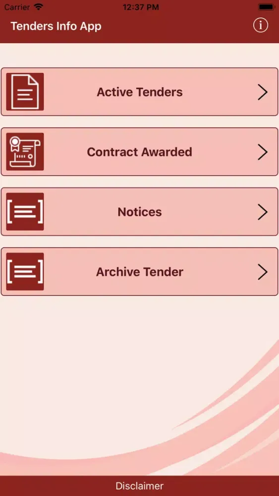 Capturas de tela do IRCON Tenders Info