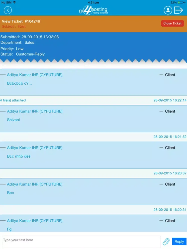 Ticket Panel iPad 應用截圖