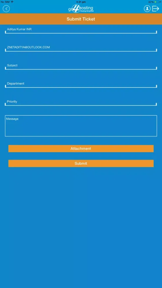 Ticket Panel應用截圖
