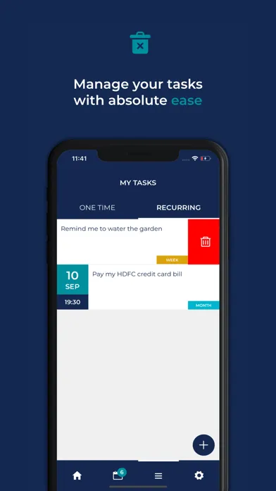 Ảnh chụp màn hình của TaskList - Never miss a todo