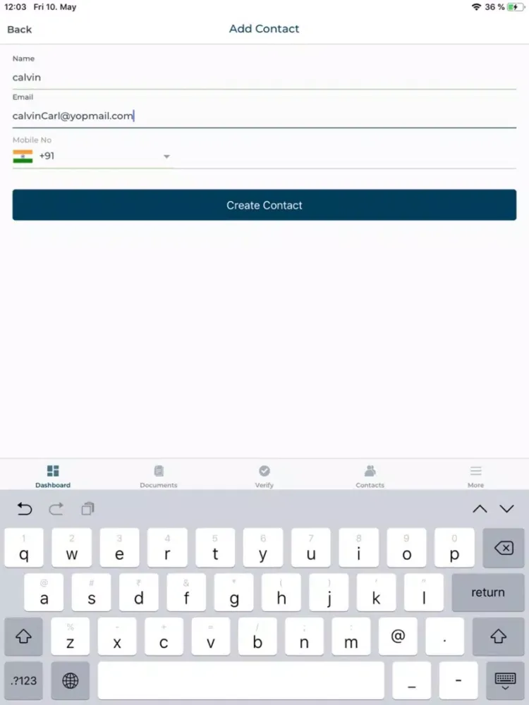 Cygnature iPad  سکرین شاٹس