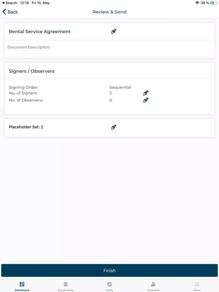 Cygnature iPad  سکرین شاٹس