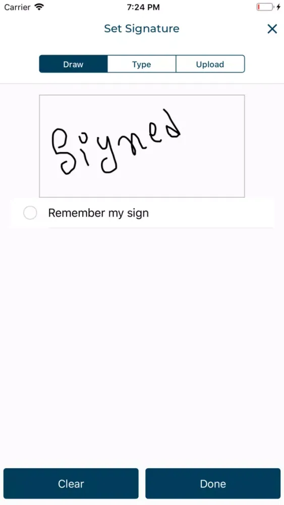 Cygnature سکرین شاٹس