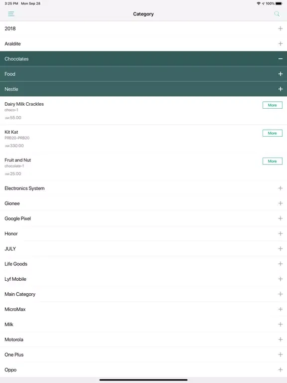 Скриншоты Field Sales Rasna iPad 