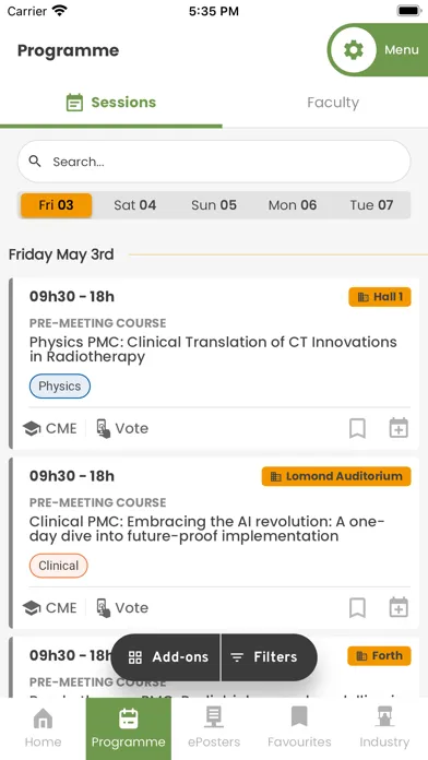 ESTRO 2024 Screenshots