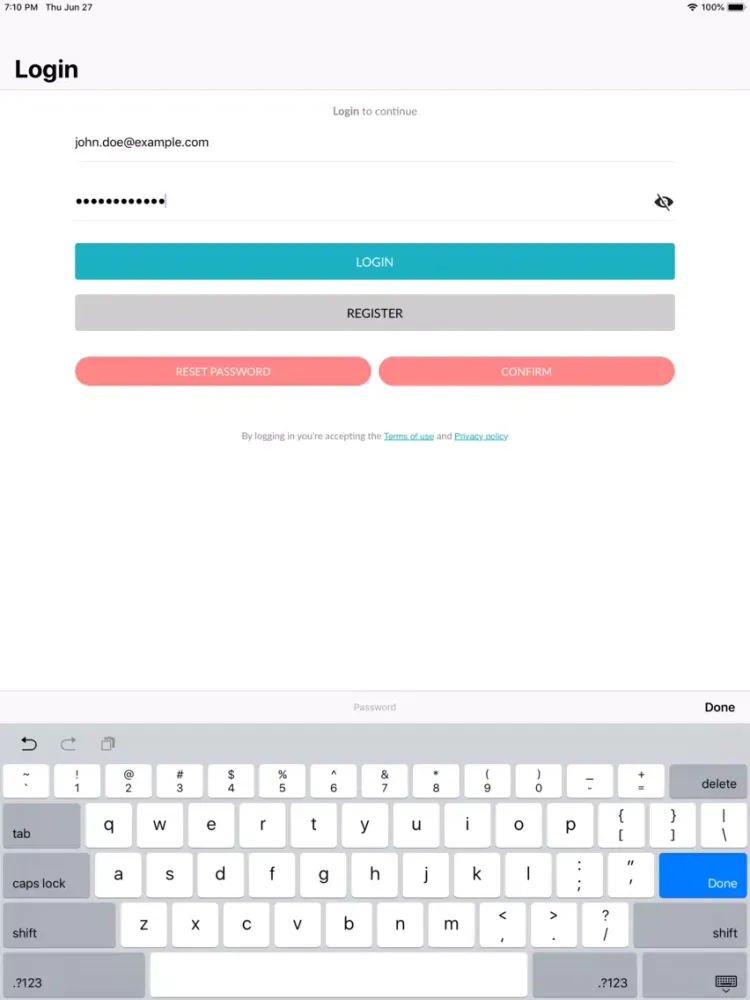 Tangkapan skrin Media Hub iPad 