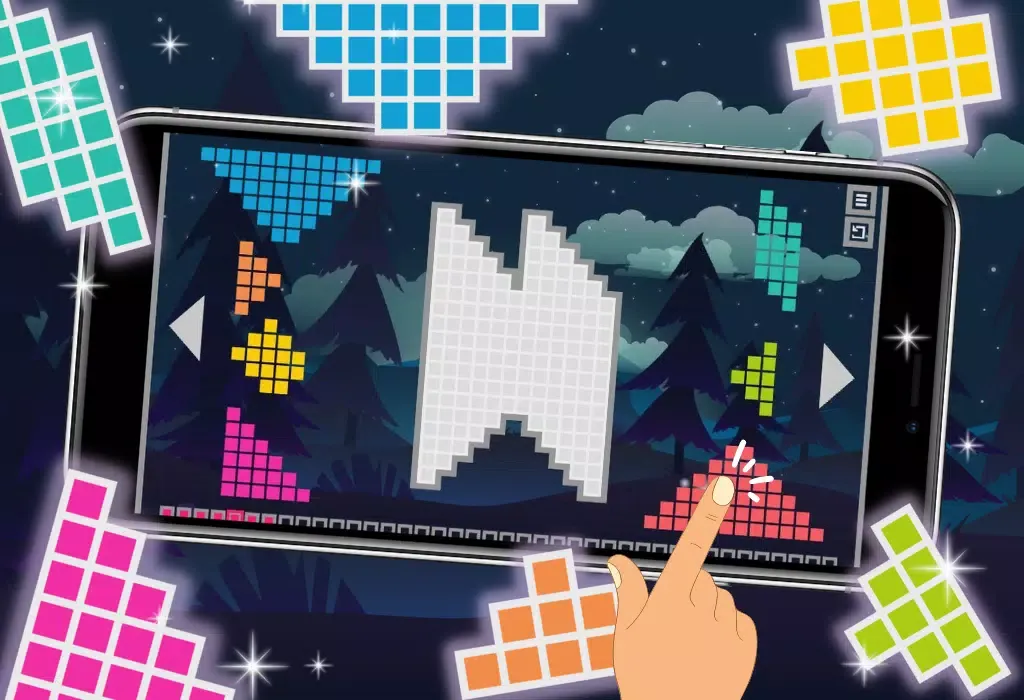 Ảnh chụp màn hình của Tangram Grid Master