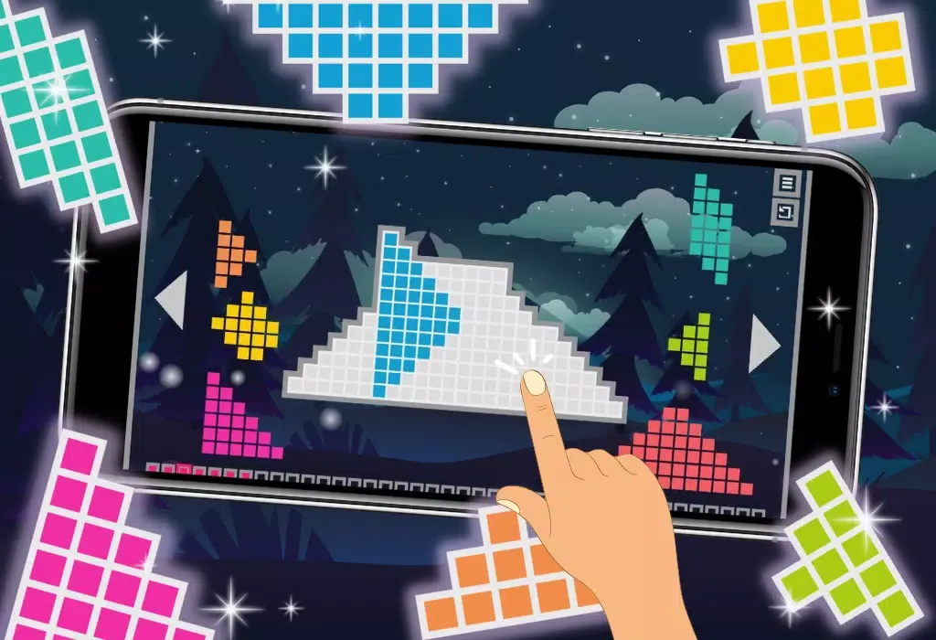 Ảnh chụp màn hình của Tangram Grid Master