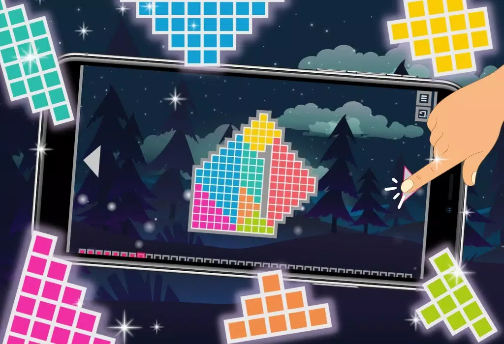 Ảnh chụp màn hình của Tangram Grid Master