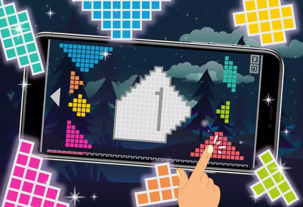 Ảnh chụp màn hình của Tangram Grid Master