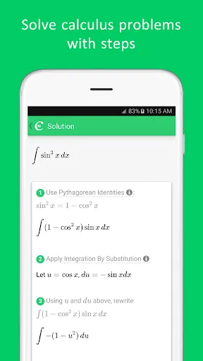 Cymath - Math Problem Solver Screenshots