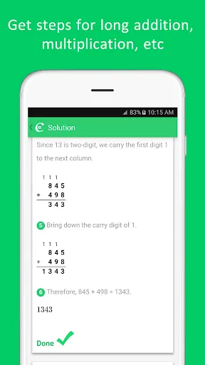 Cymath - Math Problem Solver Screenshots