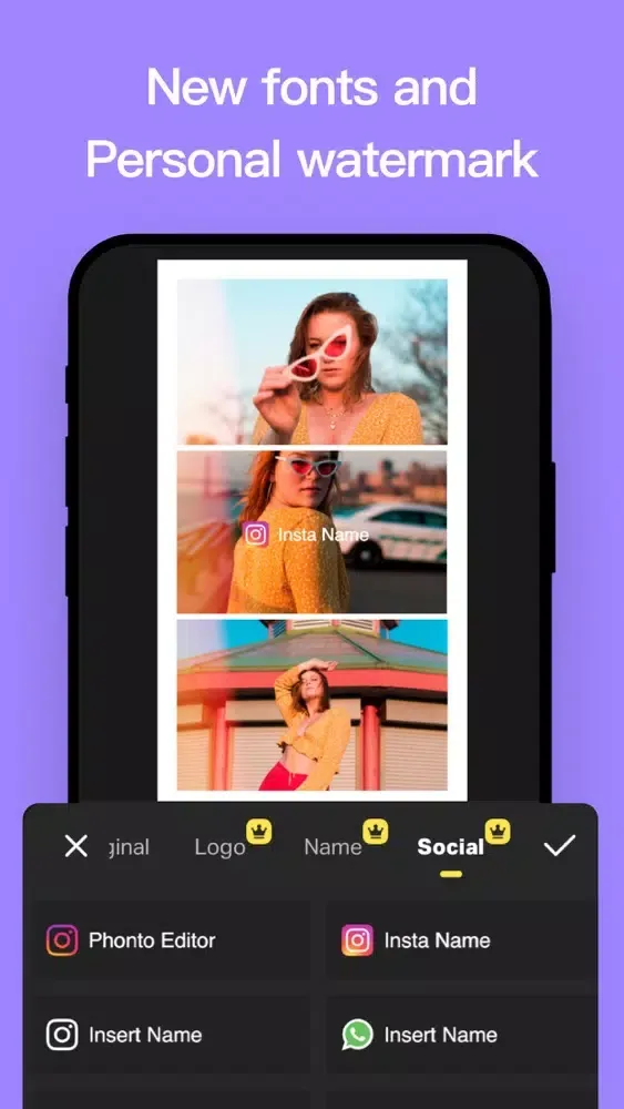 Phonto Editor & Video Collage স্ক্রিনশট