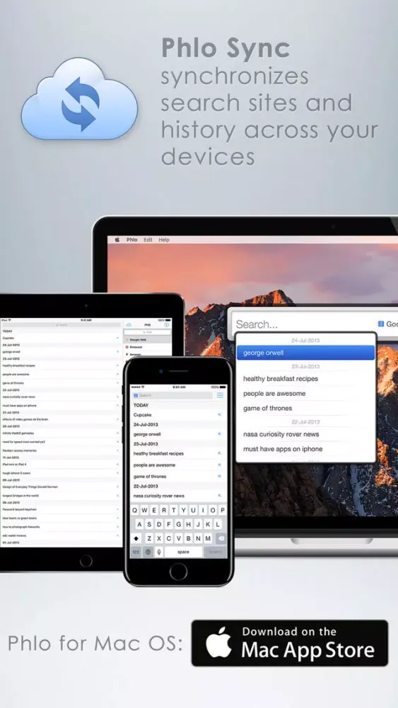 Phlo - Quick web search browser Screenshots