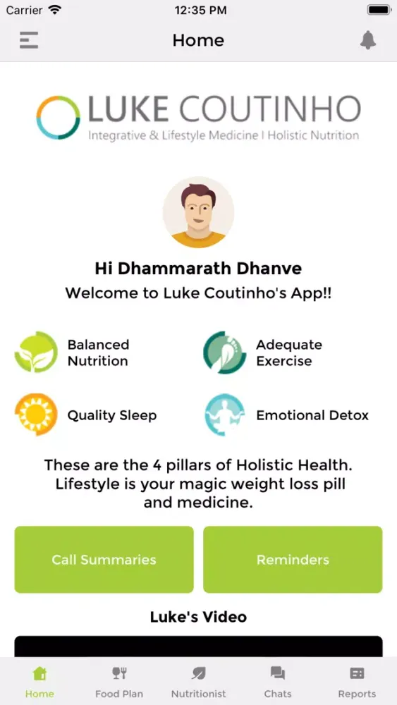 Luke Coutinho應用截圖
