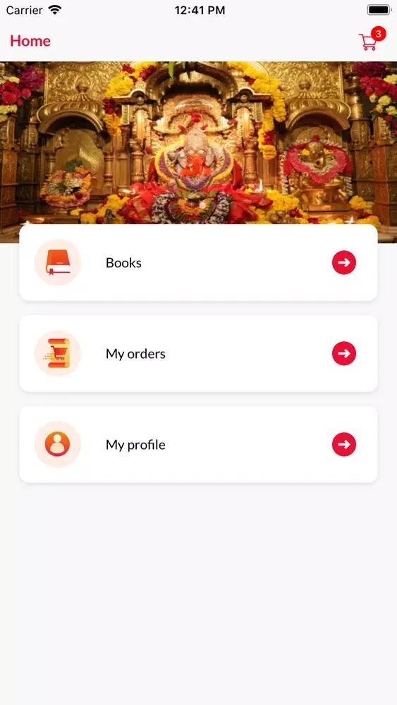 Capturas de tela do Siddhivinayak Library