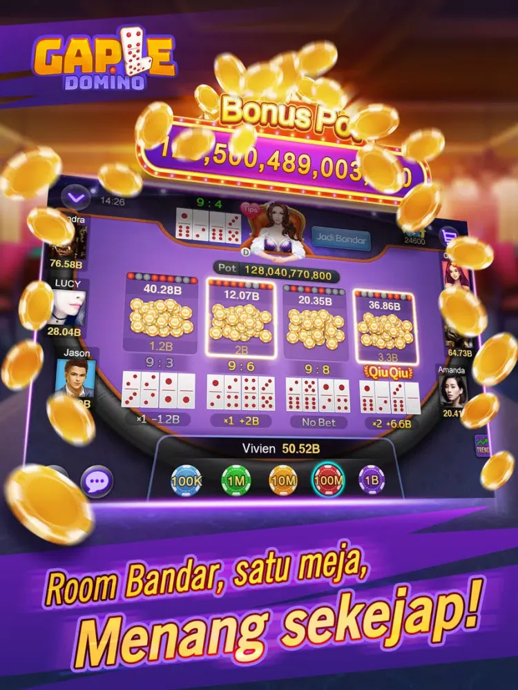 Domino Gaple:Online iPad  سکرین شاٹس