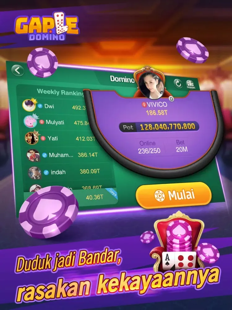 Domino Gaple:Online iPad  سکرین شاٹس