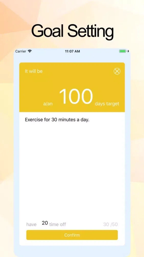 Zrzuty ekranu Training Habit Assistant