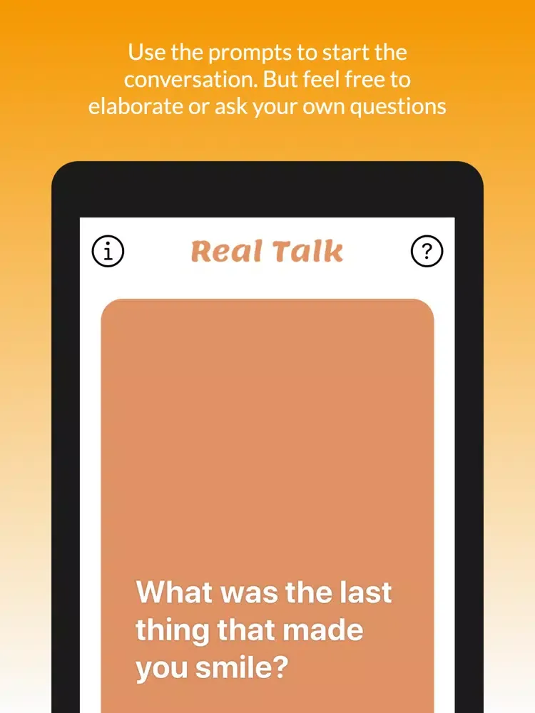 Real Talk: Spark Deeper Convos iPad  স্ক্রিনশট
