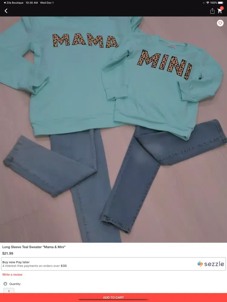 Cynthia Ann Boutique iPad  スクリーンショット