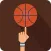 Basketball Finger Throw