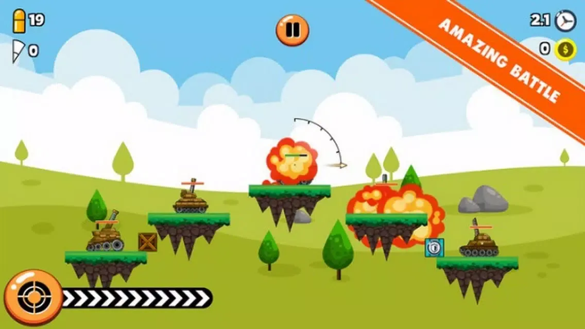 ภาพหน้าจอของ Tank Shoot Target Invasion