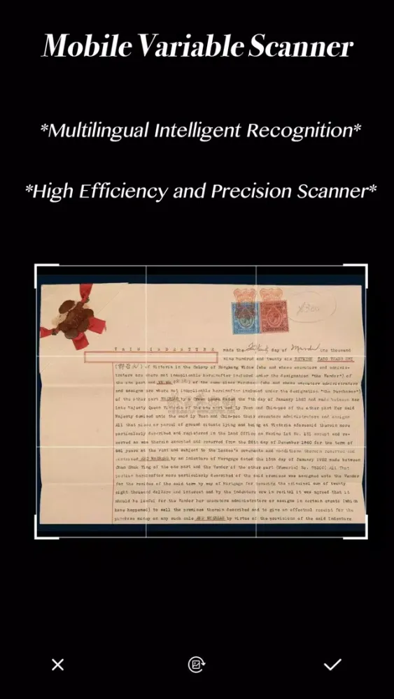 Intelligent scanner-OCR camera スクリーンショット