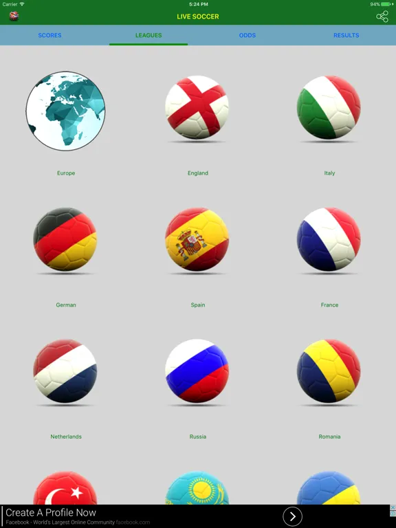 Capturas de pantalla de My Live Soccer iPad 
