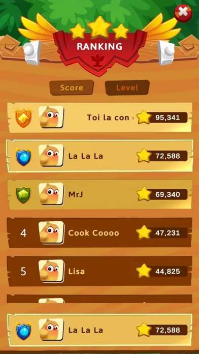 Capturas de tela do Bird Sorting Mania