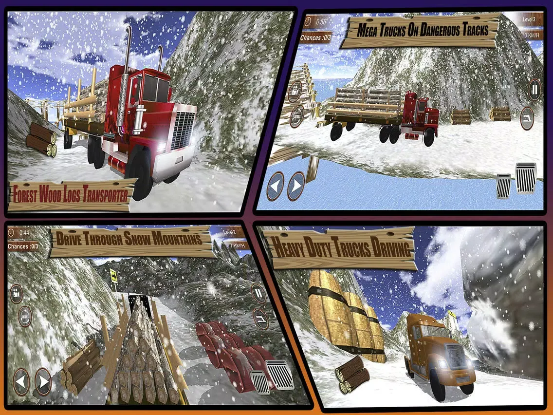 Capturas de tela do The Forest Wood Transporter: Heavy Cargo Truck iPad 