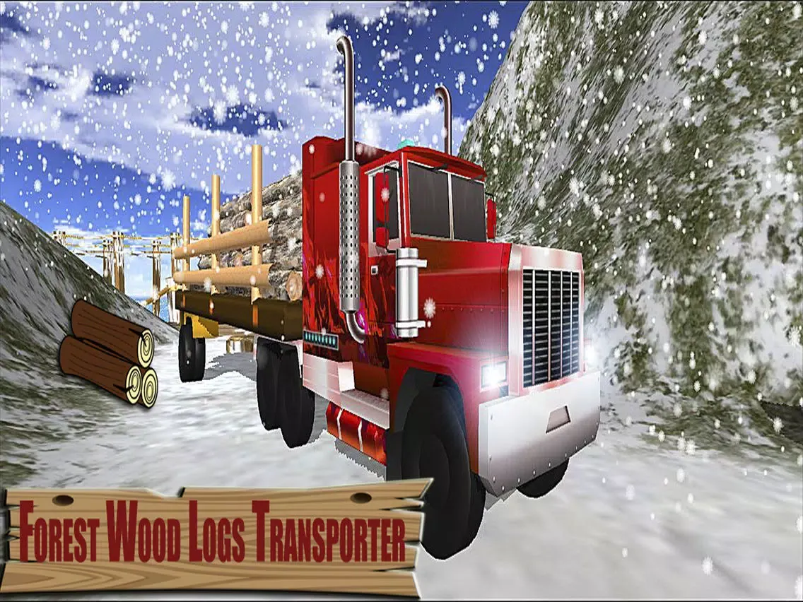 Capturas de tela do The Forest Wood Transporter: Heavy Cargo Truck iPad 