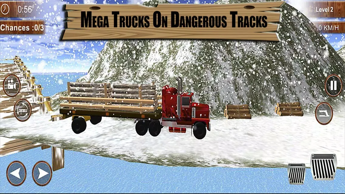 Capturas de tela do The Forest Wood Transporter: Heavy Cargo Truck