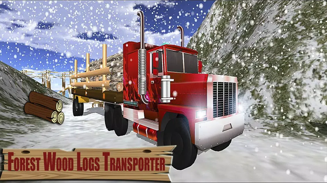 Capturas de tela do The Forest Wood Transporter: Heavy Cargo Truck