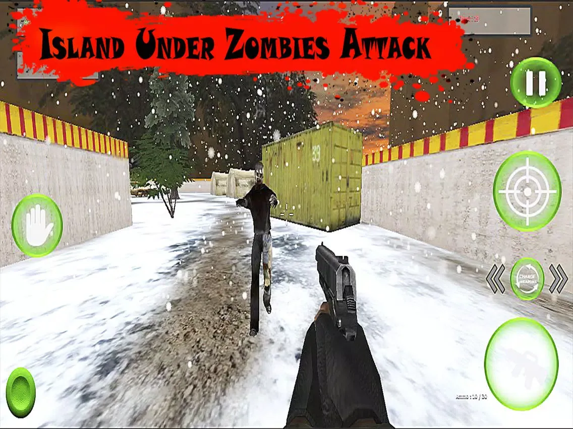 Tangkapan skrin Undercover Commando Operation: The Zombie Attack iPad 