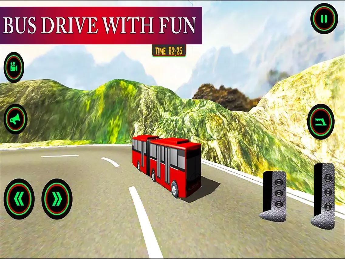 Offroad City Metro Bus : Heavy traffic simulation iPad 应用截图