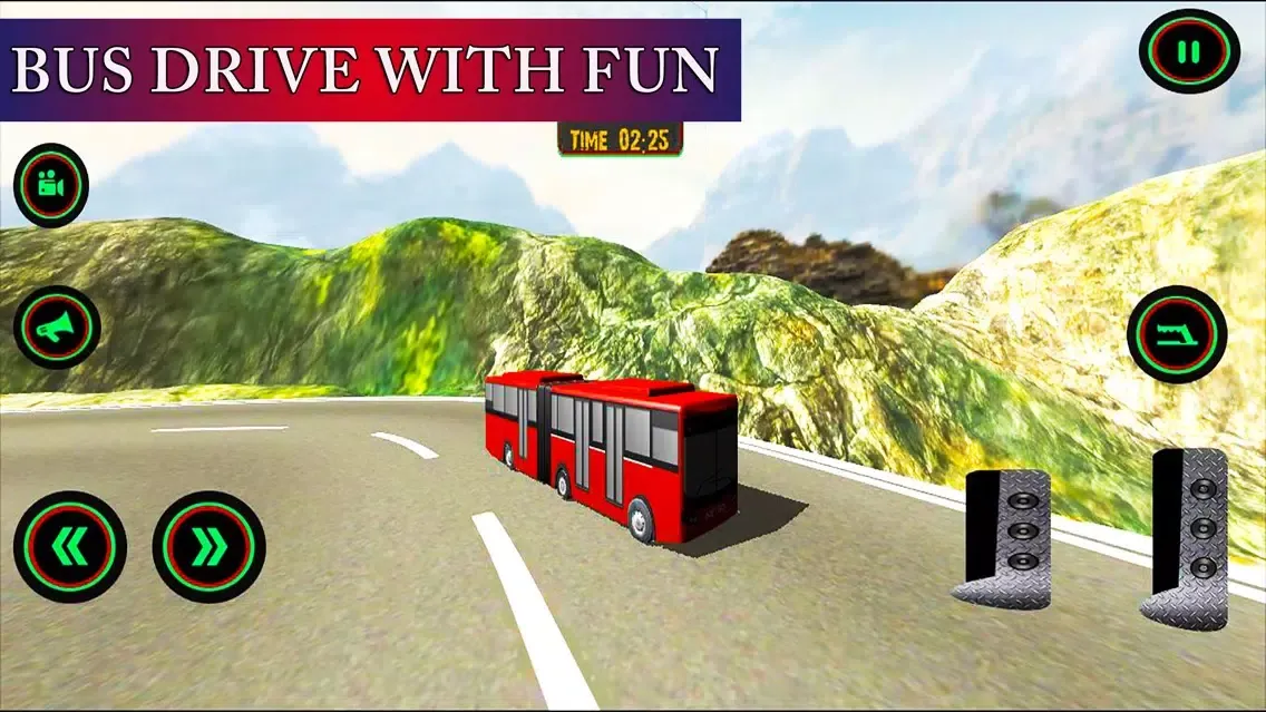Offroad City Metro Bus : Heavy traffic simulation应用截图