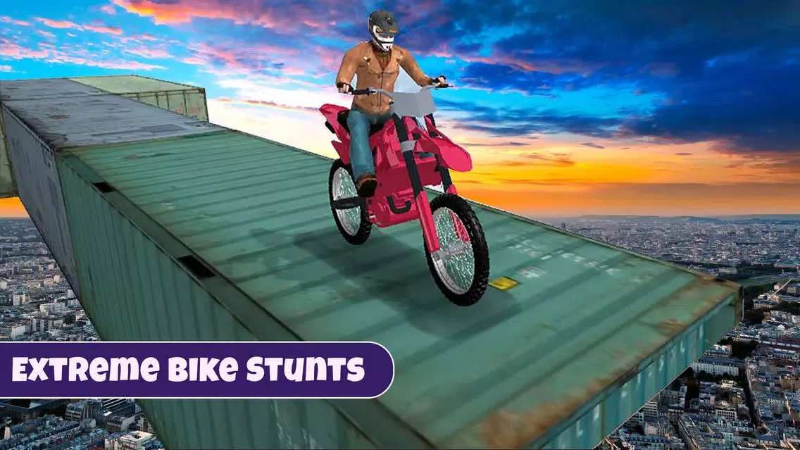 Zrzuty ekranu Extreme Motorbike Ride: Crazy Sky Stunts