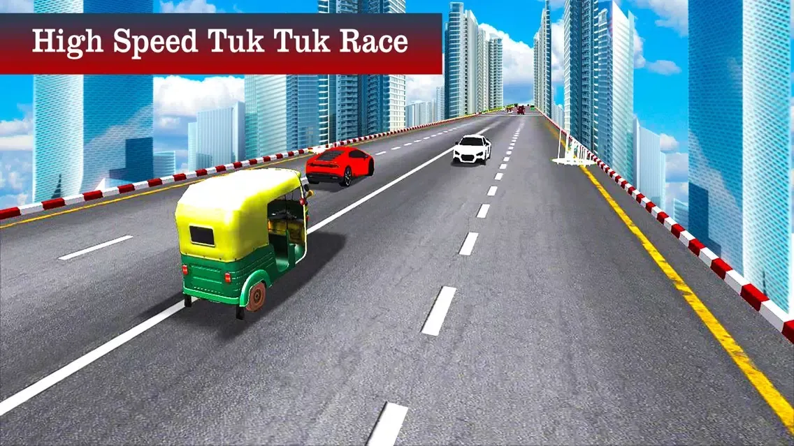Highway Tuk Tuk Rickshaw: Traffic Auto Race स्क्रीनशॉट