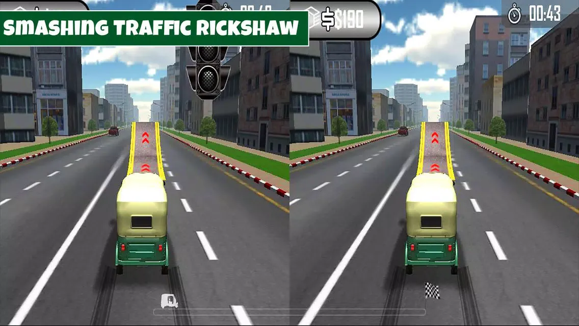صور VR Highway Tuk Tuk Rickshaw: Traffic Rush Race