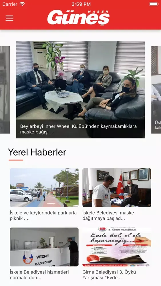 Haber Güneş سکرین شاٹس