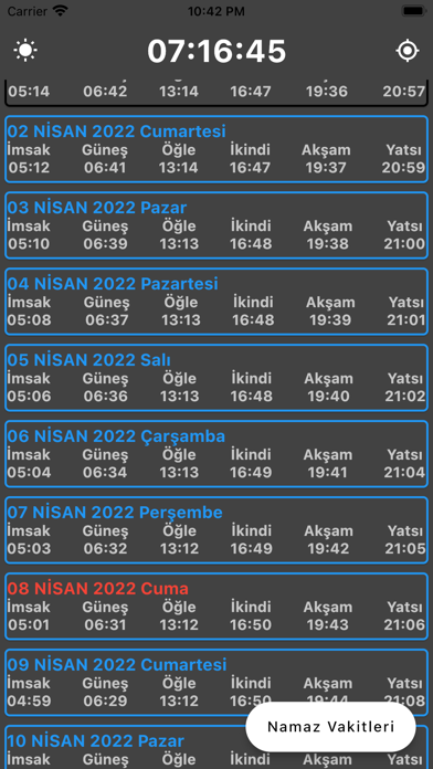 iftar Ne Zaman スクリーンショット